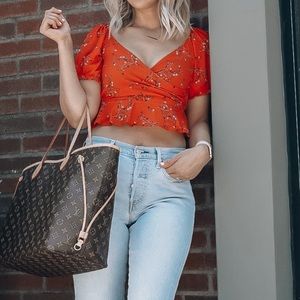 Princess Polly Floral Crop Top